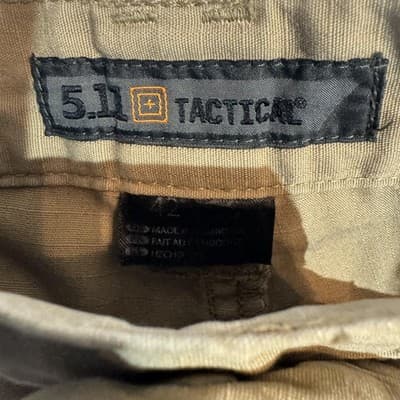 5.11 Tactical Pants Mens 42x30 Khaki Taclite Pro Ripstop Cargo Utility Outdoor - Thumbnail 11