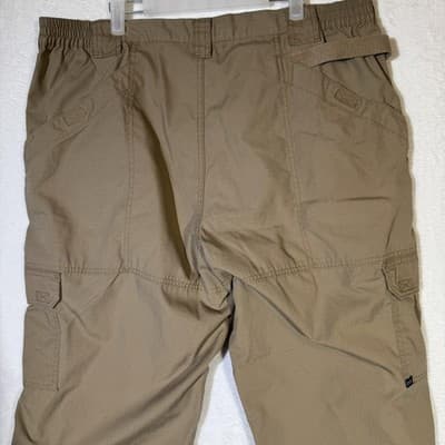 5.11 Tactical Pants Mens 42x30 Khaki Taclite Pro Ripstop Cargo Utility Outdoor - Thumbnail 8