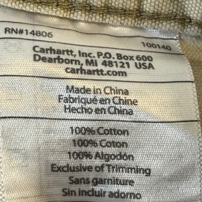 Carhartt Cargo Shorts Mens 42 Beige Relaxed Fit Workwear Utility Pockets - Thumbnail 4