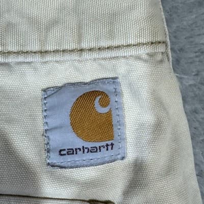 Carhartt Cargo Shorts Mens 42 Beige Relaxed Fit Workwear Utility Pockets - Thumbnail 3