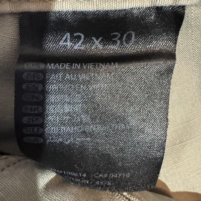 5.11 Tactical Cargo Pants Mens 42x30 Taupe Ripstop Elastic Waist Multi Pocket - Thumbnail 12