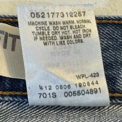 Levi's 550 Jeans Mens 32x34 Blue Relaxed Fit Tapered Leg Medium Wash - Thumbnail 6