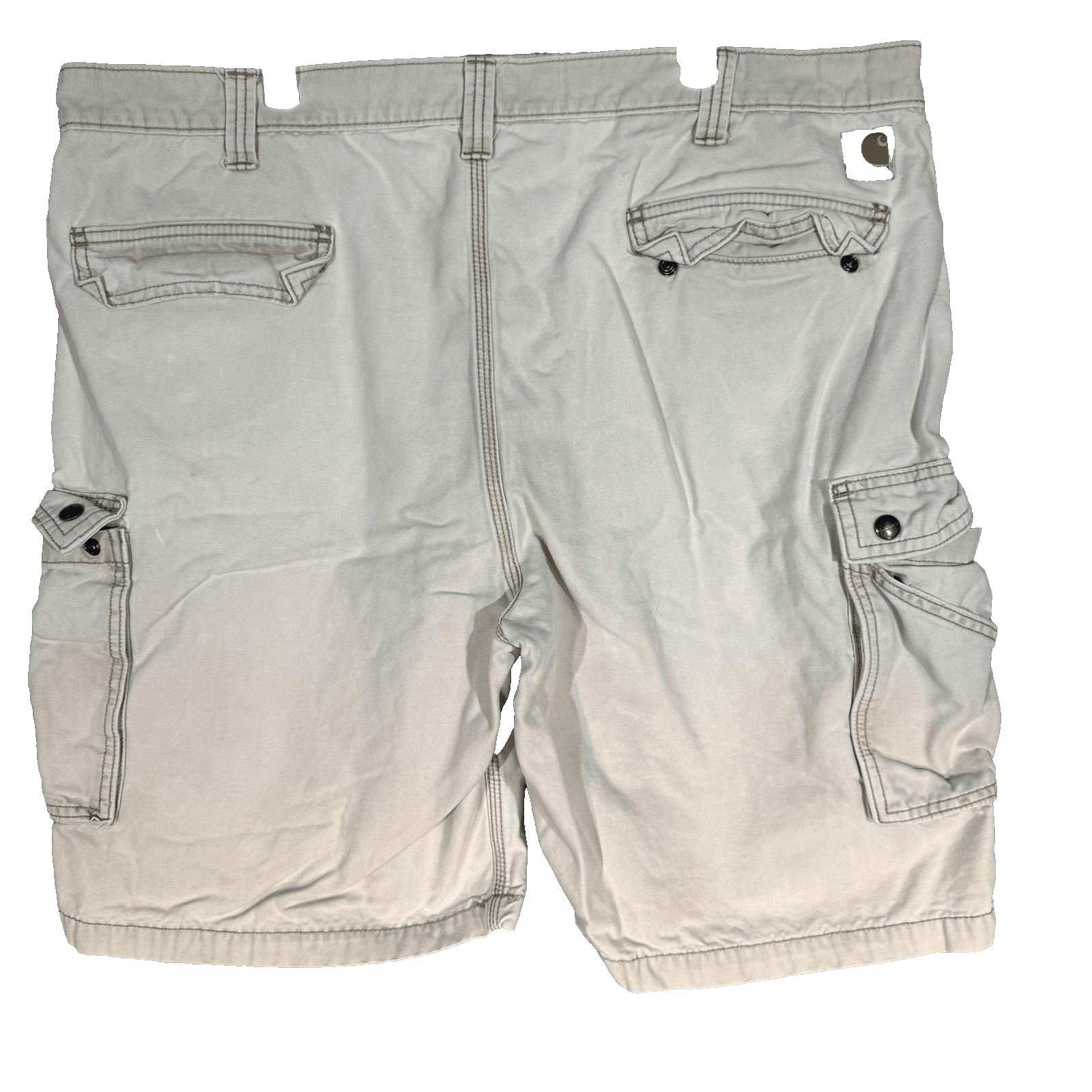 Carhartt Cargo Shorts Mens 42 Beige Relaxed Fit Workwear Utility Pockets - Thumbnail 2