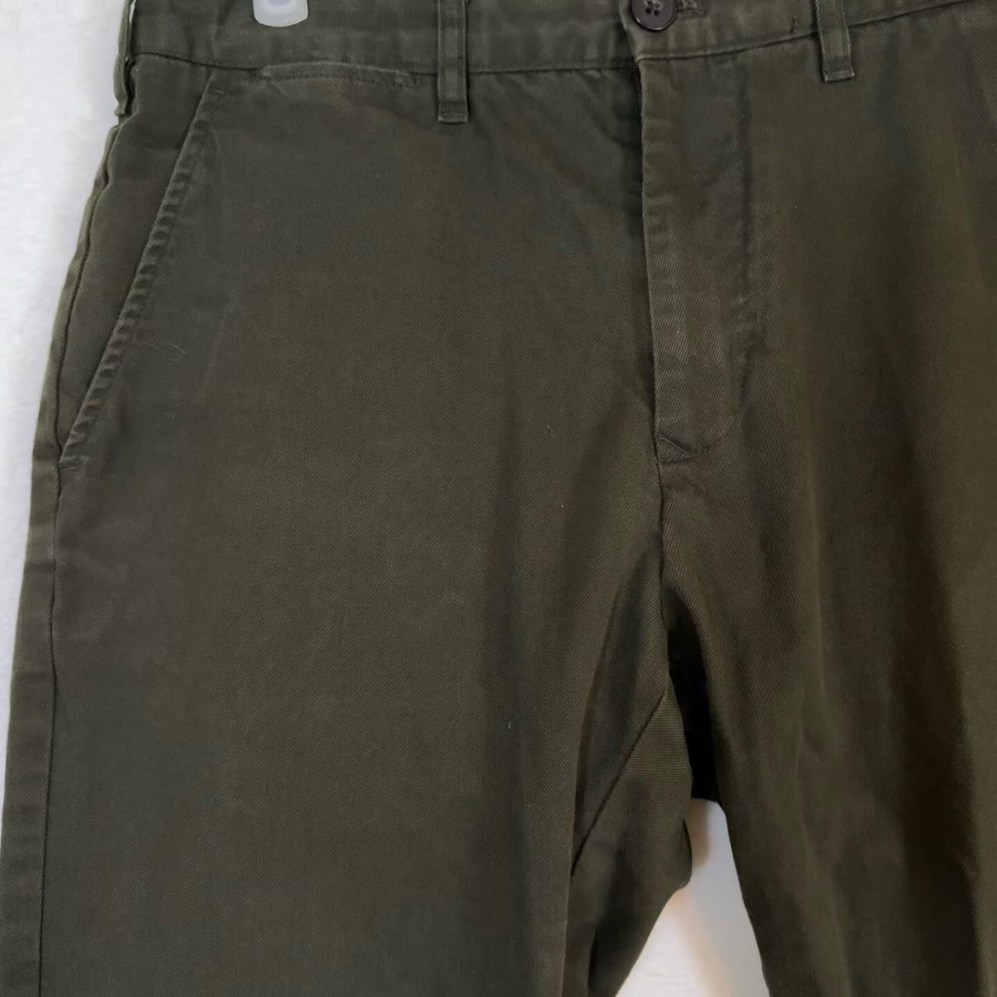 Zara Basic Pants Men’s 31 Gray Flat Front Business Casual Trousers W 353 - Thumbnail 3