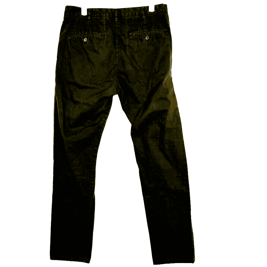 Zara Basic Pants Men’s 31 Gray Flat Front Business Casual Trousers W 353 - Thumbnail 2