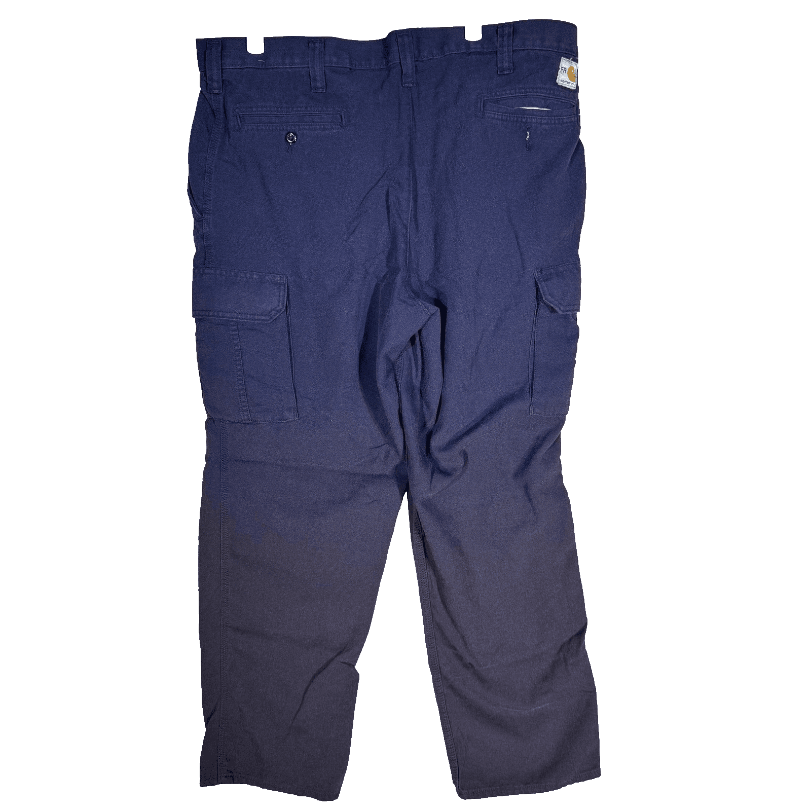Carhartt FR Cargo Pants Mens 38x30 Blue Westex DH CAT2 Arc Flash Workwear - Thumbnail 2