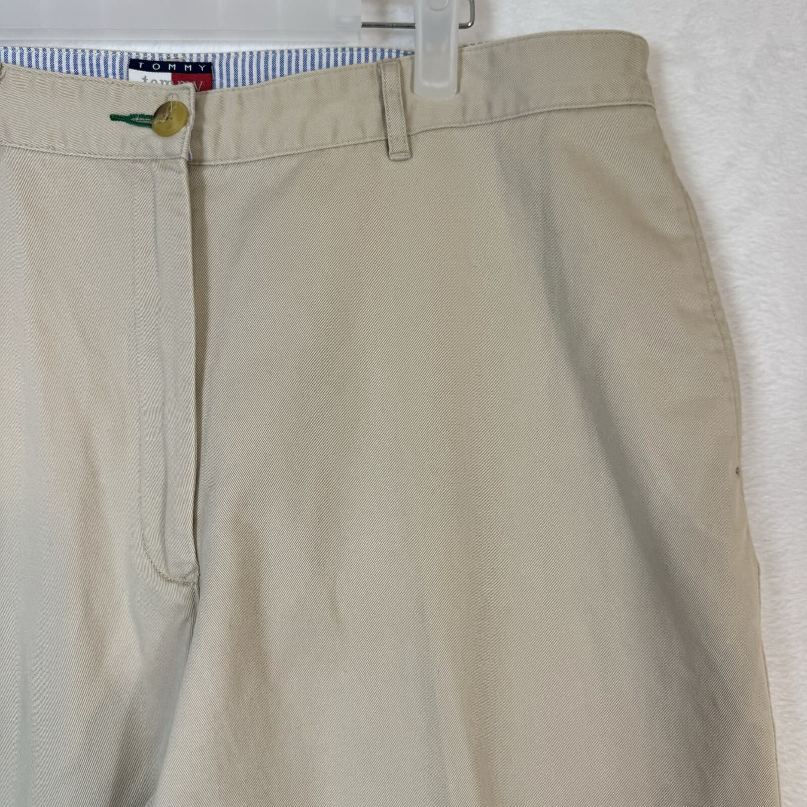 Tommy Hilfiger Chino Pants Women's 16/32 Mallet Cotton High-Rise Straight W406 - Thumbnail 5