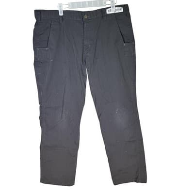 Carhartt Pants Mens 36x28 Gray Relaxed Fit Ripstop Workwear Utility Heavy Duty - Image 1
