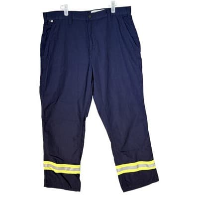 Carhartt FR Work Pants Mens 36x30 CAT2 Arc Flash NFPA70E Blue (36x30) - Image 1