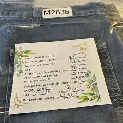 Carhartt FR Work Jeans Mens 46x32 CAT2 Arc Flash Denim Workwear (46x32) - Thumbnail 8