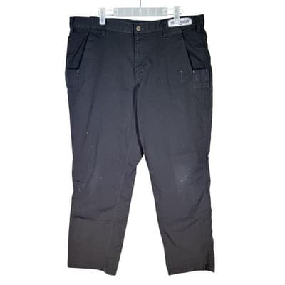 Carhartt Ripstop Pants Mens 36x28 Gray Relaxed Fit Utility Workwear Good - Image 1