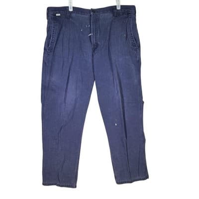 Carhartt FR Work Pants Mens 38x32 CAT2 Arc Flash NFPA70E Navy (38x32) - Image 1