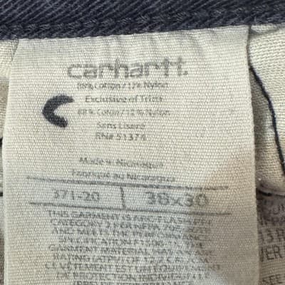 Carhartt FR Work Pants Mens 36x30 CAT2 Arc Flash NFPA70E Blue (36x30) - Thumbnail 4