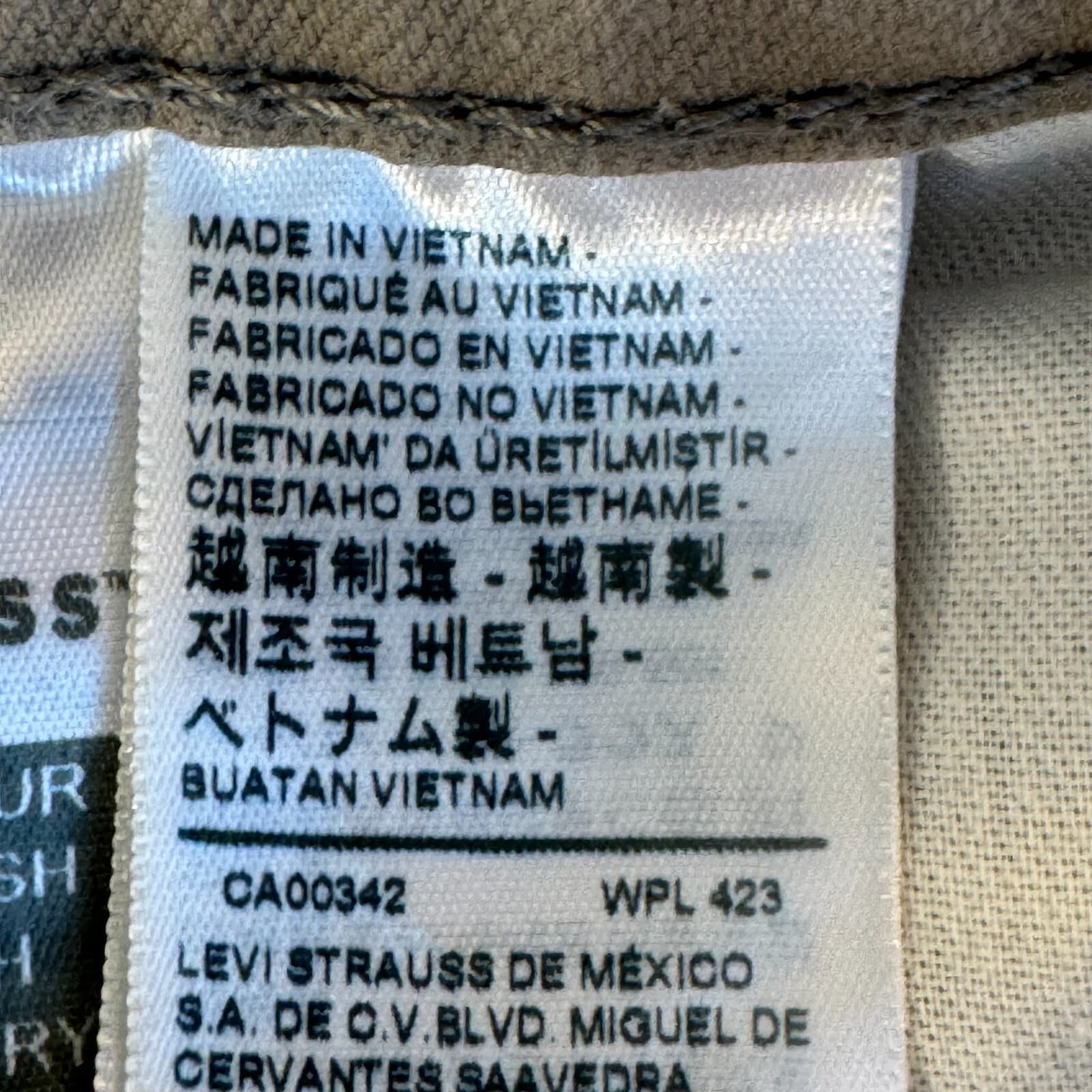 Levis 505 Jeans Mens 40x32 Regular Fit Mid Rise Tan Straight Leg Denim - Thumbnail 12