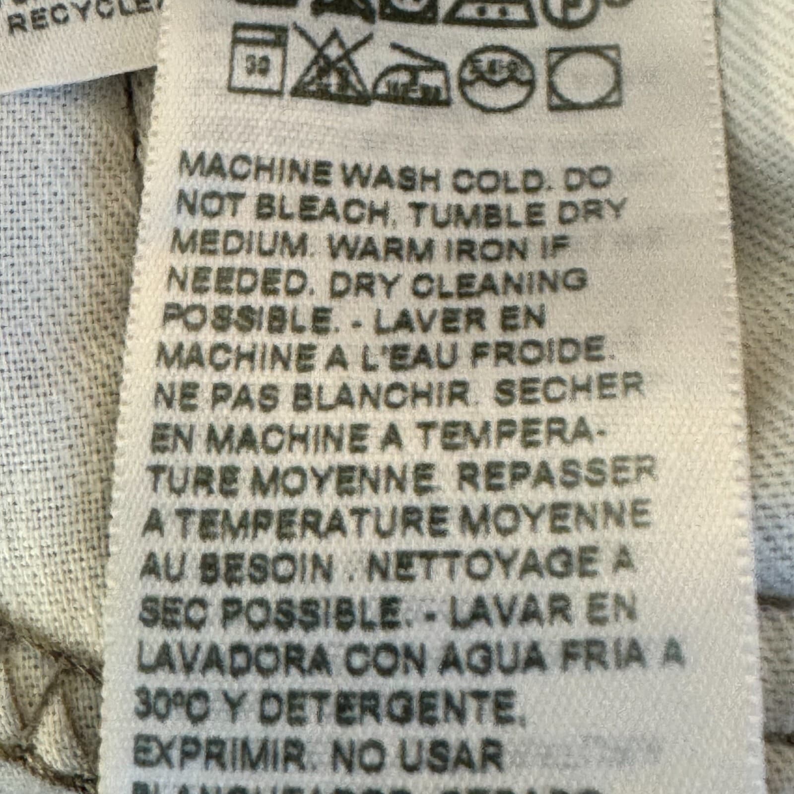 Levis 505 Jeans Mens 40x32 Regular Fit Mid Rise Tan Straight Leg Denim - Thumbnail 14