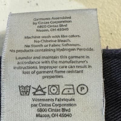 Carhartt FR Work Pants Mens 38x32 CAT2 Arc Flash NFPA70E Navy (38x32) - Thumbnail 8