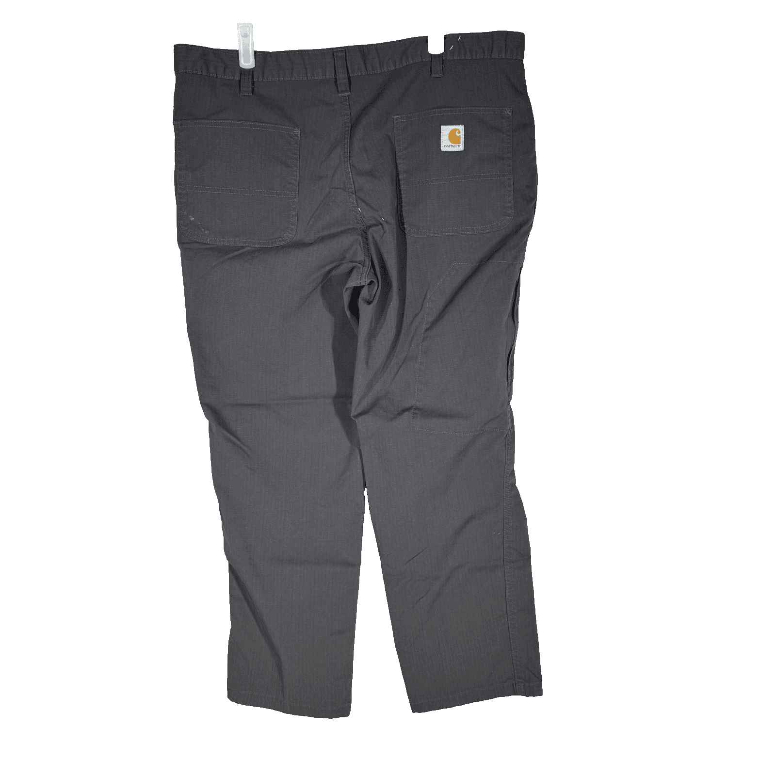 Carhartt Ripstop Pants Mens 36x28 Gray Relaxed Fit Utility Workwear Good - Thumbnail 2