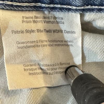 Carhartt FR Work Jeans Mens 46x32 CAT2 Arc Flash Denim Workwear (46x32) - Thumbnail 7