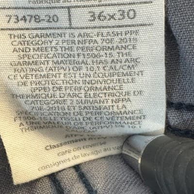 Carhartt FR Work Pants Mens 36x30 CAT2 Arc Flash NFPA70E Blue (36x30) - Thumbnail 5