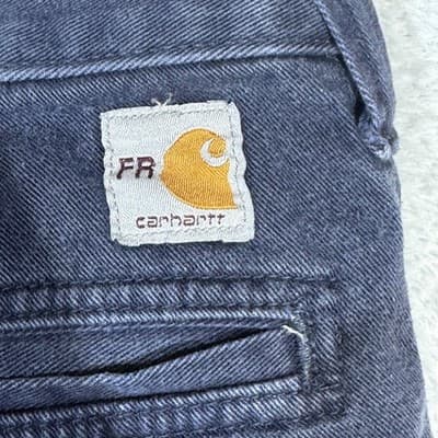 Carhartt FR Work Pants Mens 36x30 CAT2 Arc Flash NFPA70E Blue (36x30) - Thumbnail 3