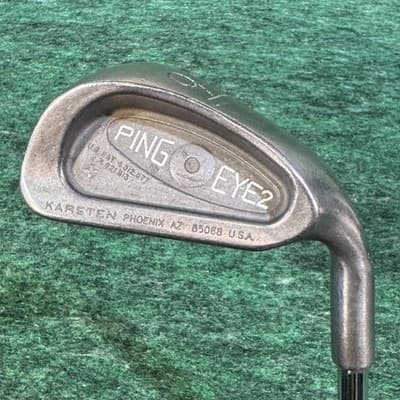 Vintage Ping Eye 2 6 Iron Golf Club True Temper Dynalite A Flex Steel RH - Image 1
