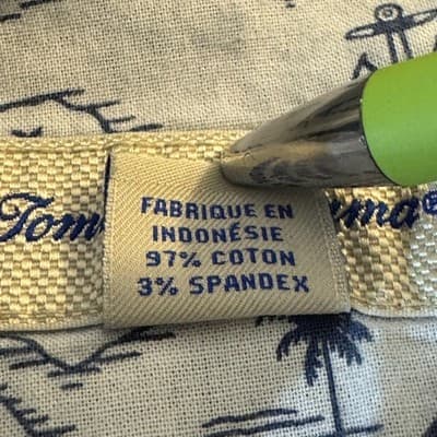 Tommy Bahama Shorts Mens 40 Blue Chino Tropical Leaf Print Stretch Beach Casual - Thumbnail 5