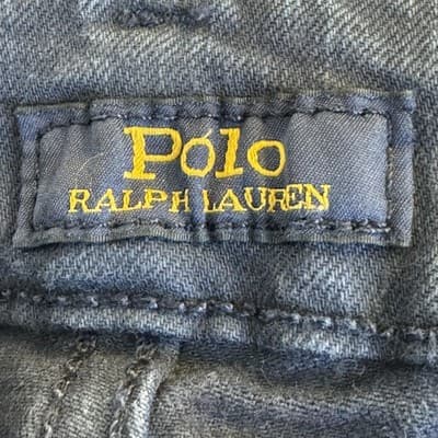 Polo Ralph Lauren Varick Jeans Mens 38x30 Blue Slim Straight Dark Wash Denim - Thumbnail 5