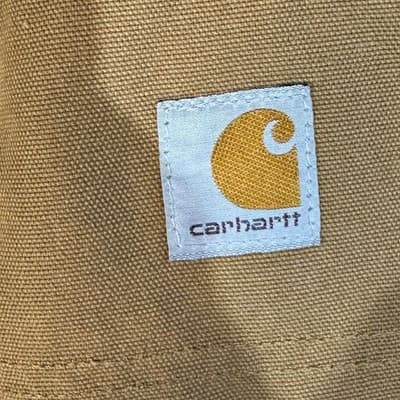 Carhartt Pants Mens 36x29 Brown Dungaree Fit Carpenter Canvas Workwear 383-51 - Thumbnail 5