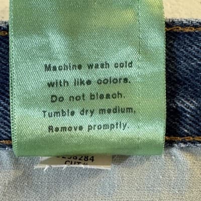 Carhartt Jeans Mens 36x34 Blue Relaxed Fit Denim Straight Leg Workwear Pants - Thumbnail 6