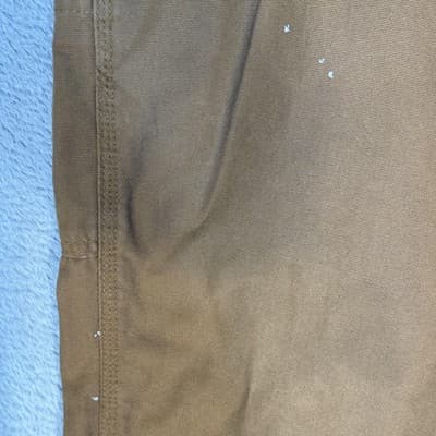 Carhartt Pants Mens 36x29 Brown Dungaree Fit Carpenter Canvas Workwear 383-51 - Thumbnail 3