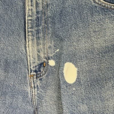 Carhartt Jeans Mens 36x32 Blue Relaxed Fit Paint Splatter Distressed Workwear - Thumbnail 5