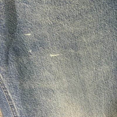 Carhartt Jeans Mens 36x32 Blue Relaxed Fit Paint Splatter Distressed Workwear - Thumbnail 4