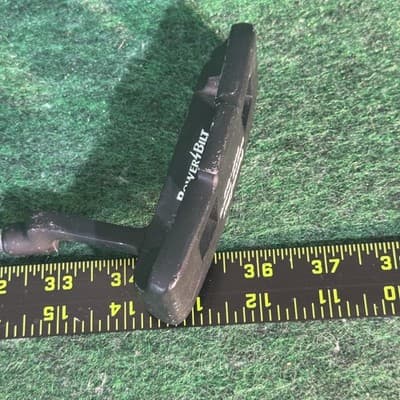 PowerBilt White Face WF-02 Mallet Putter Mens RH 35 In Steel Black Golf Club - Thumbnail 6