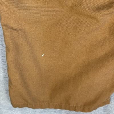Carhartt Pants Mens 36x29 Brown Dungaree Fit Carpenter Canvas Workwear 383-51 - Thumbnail 4
