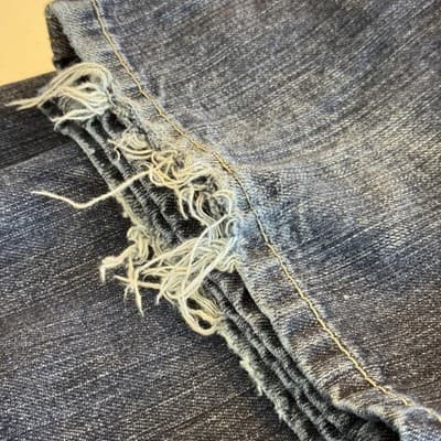 Royal Premium Jeans Mens 34x31 (34x30) Blue Medium Wash Straight Leg Denim - Thumbnail 18