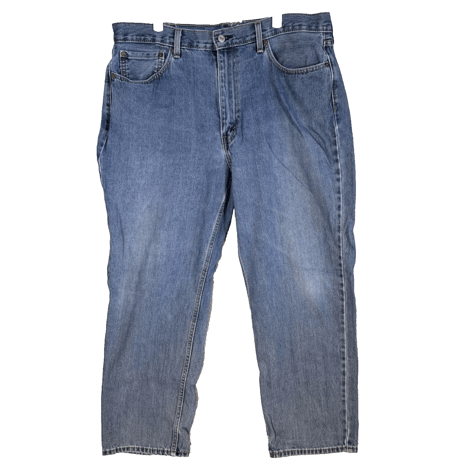 Levis 550 Jeans Mens 36x29 (38x30) Blue Relaxed Tapered Denim Medium Wash - Image 1