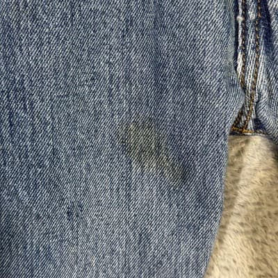 Vintage Levis 501 Jeans Mens 34x31 (32x32) Blue Medium Wash Button Fly Denim - Thumbnail 3