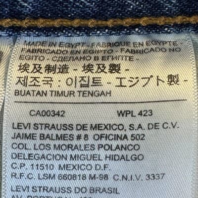 Vintage Levis 501 Jeans Mens 34x31 (32x32) Blue Medium Wash Button Fly Denim - Thumbnail 6