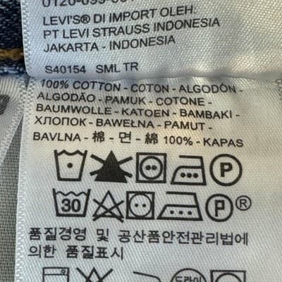 Vintage Levis 501 Jeans Mens 34x31 (32x32) Blue Medium Wash Button Fly Denim - Thumbnail 7