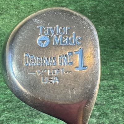 TaylorMade Original One 1 Driver 12° Persimmon Ladies Flex RH USA - Image 1