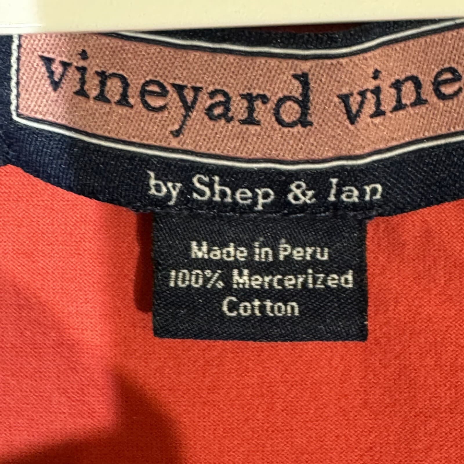 Vineyard Vines XL Pink Cotton Whale Logo Polo – Short Sleeve, Embroidered M581 - Thumbnail 6