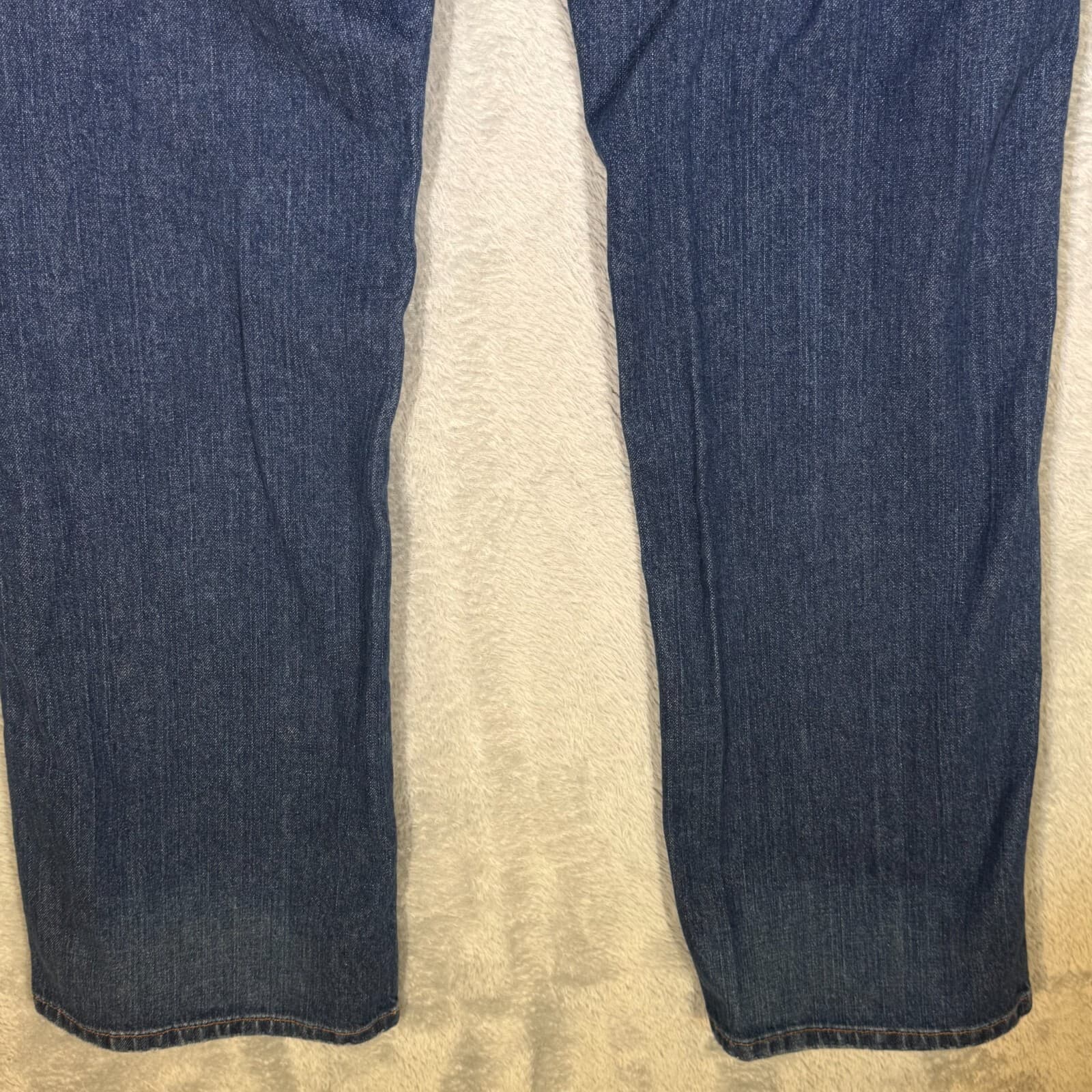 Lucky Brand Miner Jeans Mens 38x34 Slim Bootcut Blue Denim Button Fly - Thumbnail 10