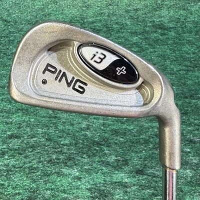 Ping i3+ 4 Iron Steel Shaft Cushin Insert RH Karsten USA Black Dot - Image 1