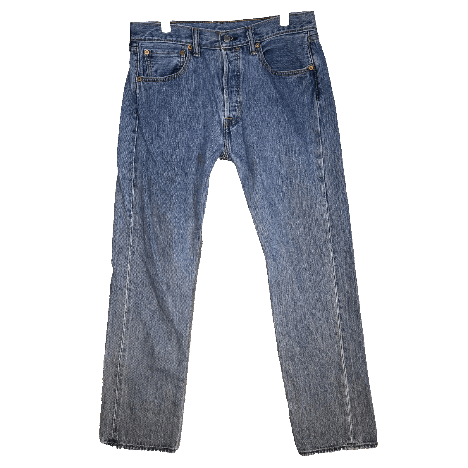 Vintage Levis 501 Jeans Mens 34x31 (32x32) Blue Medium Wash Button Fly Denim - Image 1