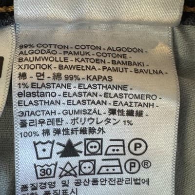 Levis 541 Jeans Mens 40x32 Blue Athletic Fit Taper Stretch Denim Dark Wash - Thumbnail 5