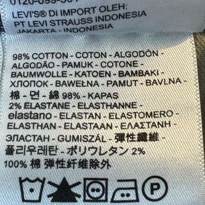 Levis 541 Jeans Mens 34x31 (34x32) Athletic Taper Stretch Denim Medium Wash - Thumbnail 5