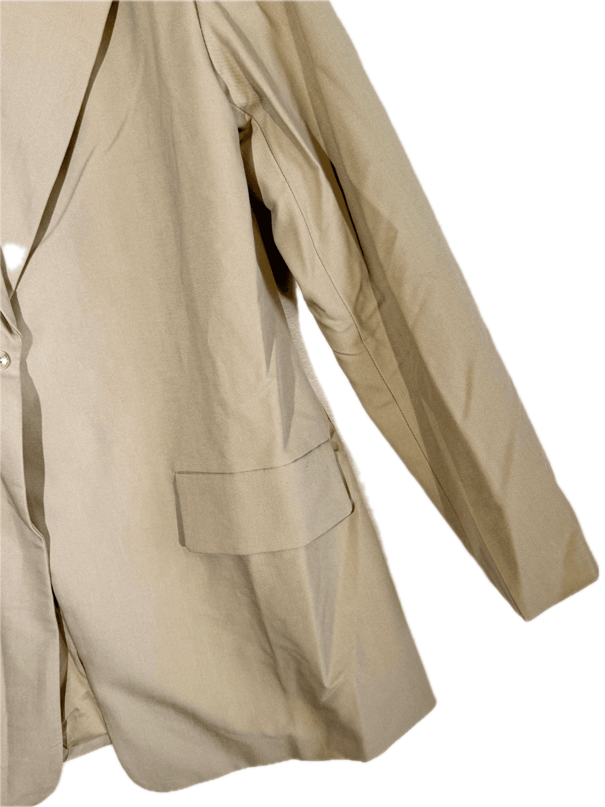 Cider Women’s Beige Polyester Tweed Blazer Jacket S – Notch Lapel, Machine Wash - Thumbnail 5