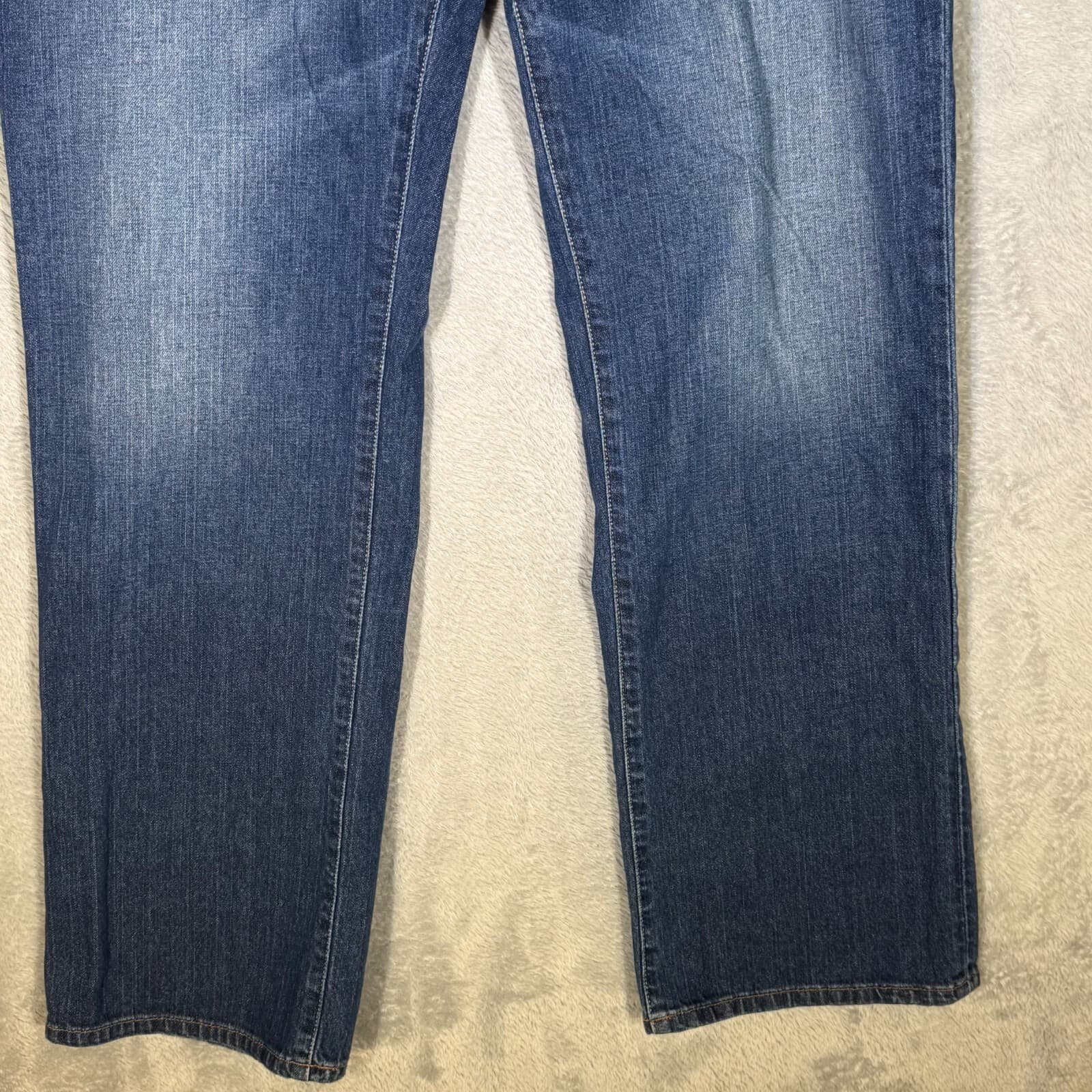 Lucky Brand Miner Jeans Mens 38x34 Slim Bootcut Blue Denim Button Fly - Thumbnail 7