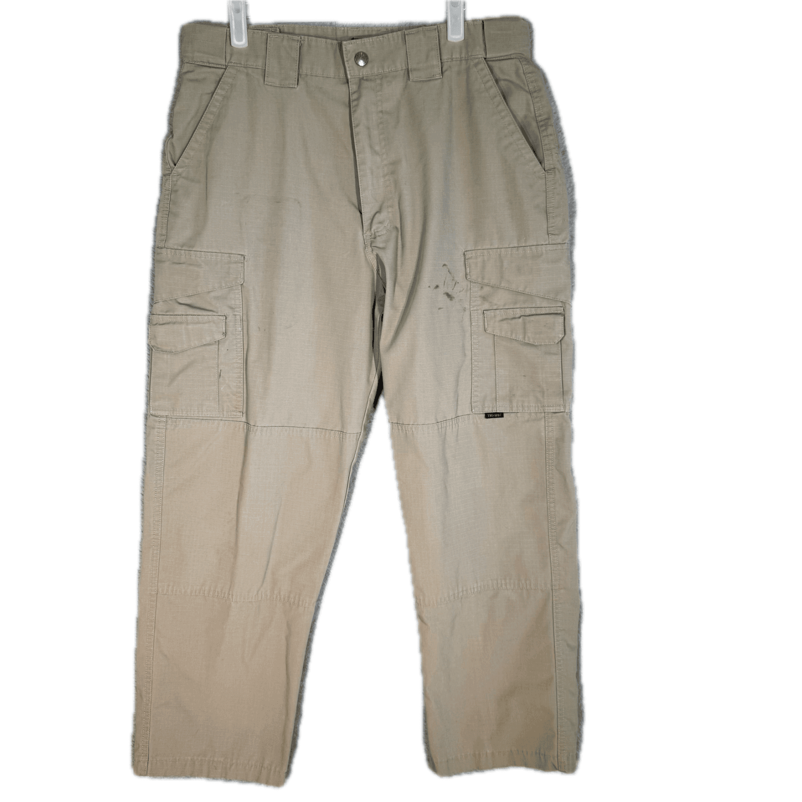 Tru-Spec Cargo Pants Mens 34x28 Beige Ripstop Double Knee Work Tactical - Image 1