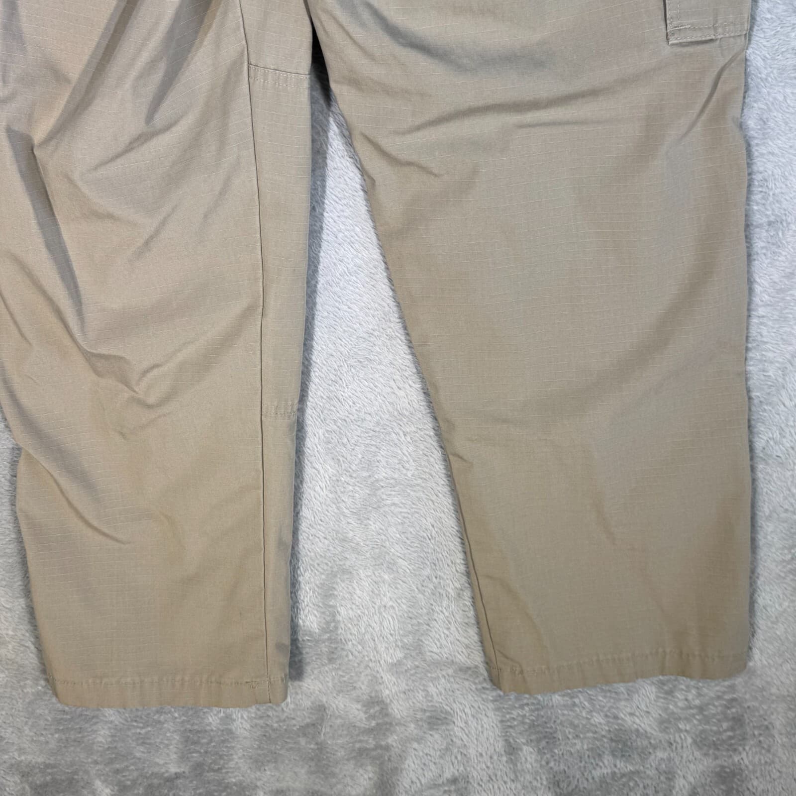 Tru-Spec Cargo Pants Mens 34x28 Beige Ripstop Double Knee Work Tactical - Thumbnail 9